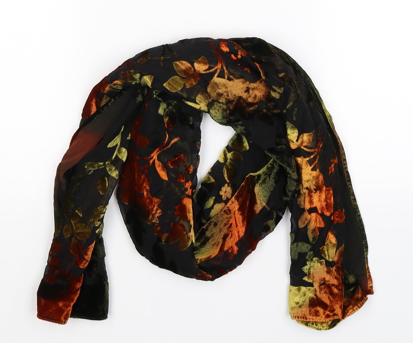 Preworn Womens Multicoloured Floral   Scarf