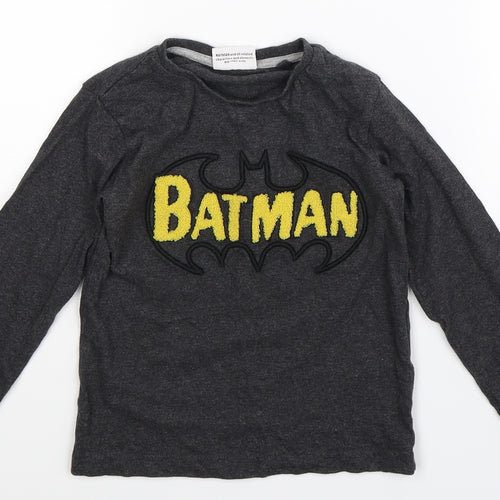 NEXT Boys Grey   Basic T-Shirt Size 3-4 Years  - Batman
