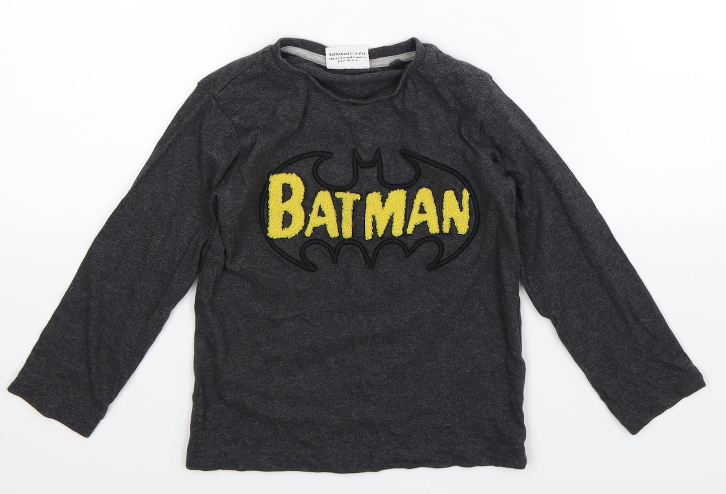 NEXT Boys Grey   Basic T-Shirt Size 3-4 Years  - Batman