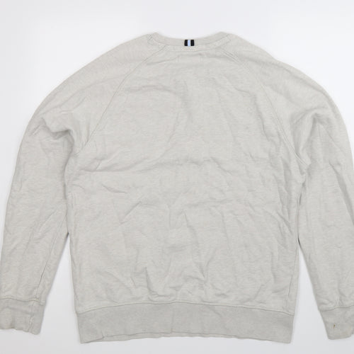 Fred Perry Mens Grey   Pullover Sweatshirt Size XL