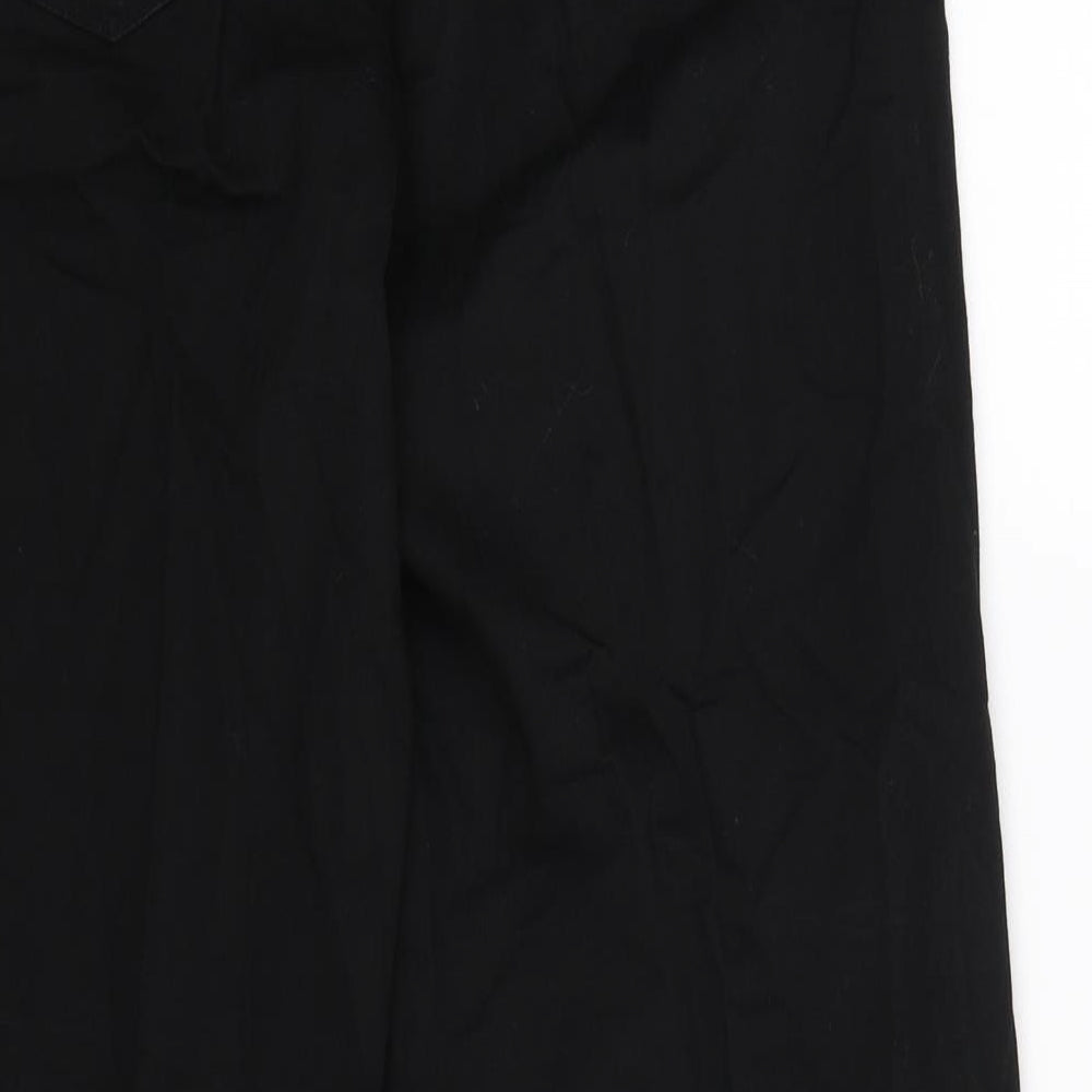 BM Womens Black   Trousers  Size 12 L30 in