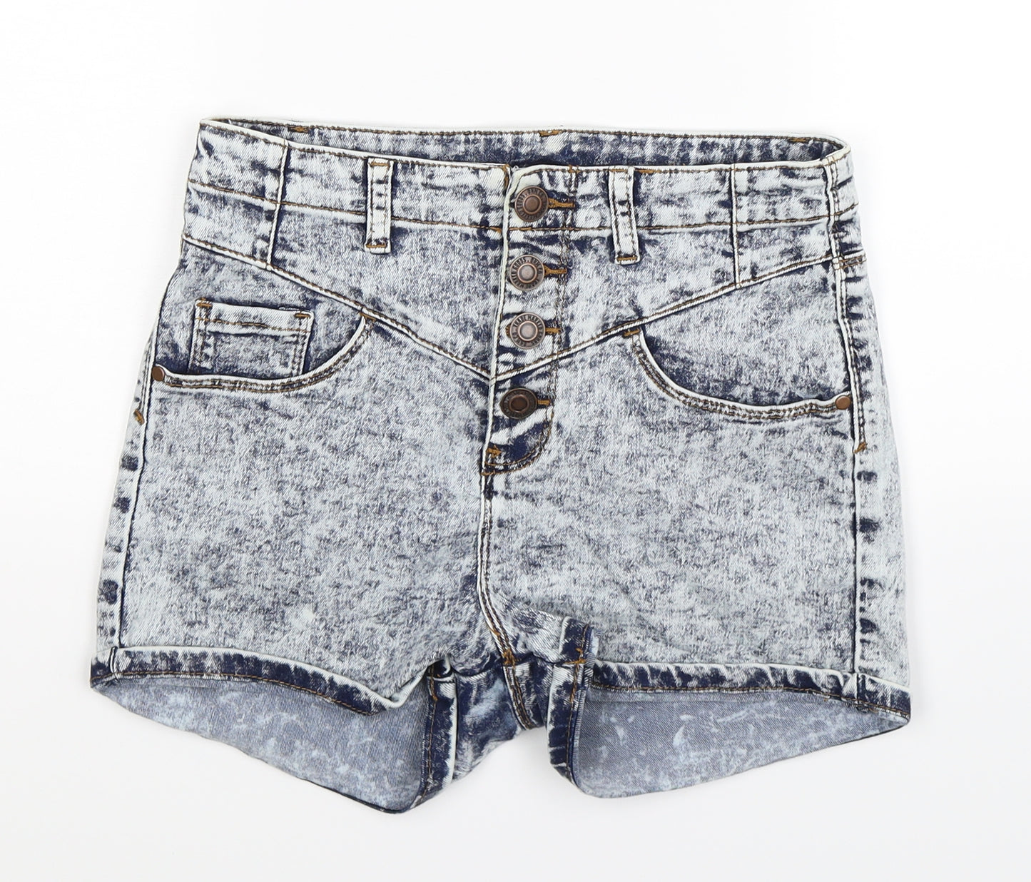 Denim Co Womens Blue  Denim Hot Pants Shorts Size 10