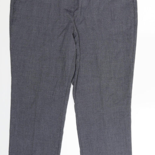 Marks and Spencer Womens Grey   Trousers  Size 18 L29 in