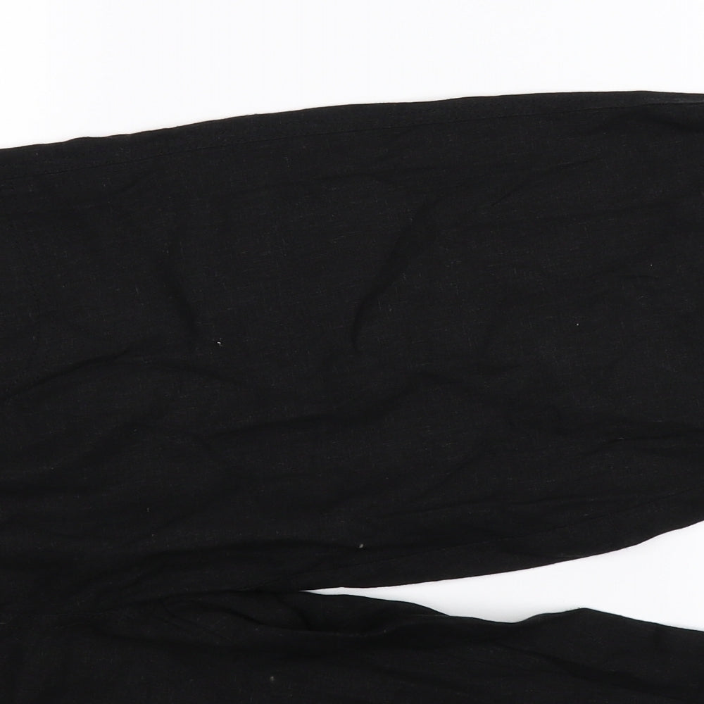 Preworn Womens Black   Cropped Trousers Size 18 L20 in