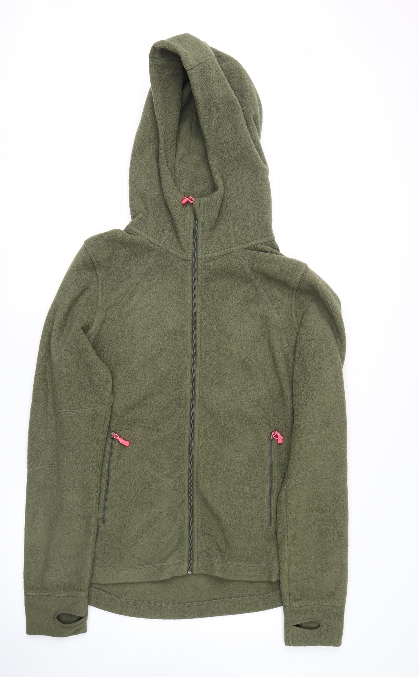 H&M Womens Green   Full Zip Hoodie Size L