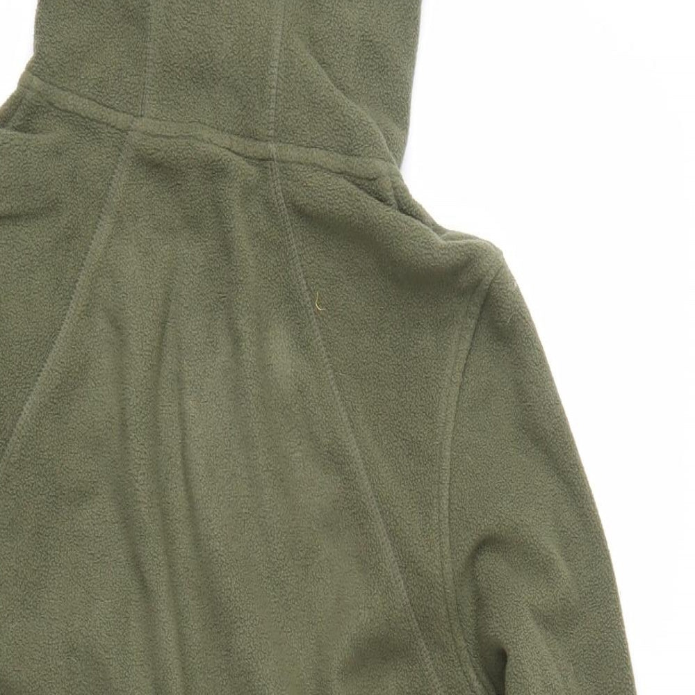 H&M Womens Green   Full Zip Hoodie Size L