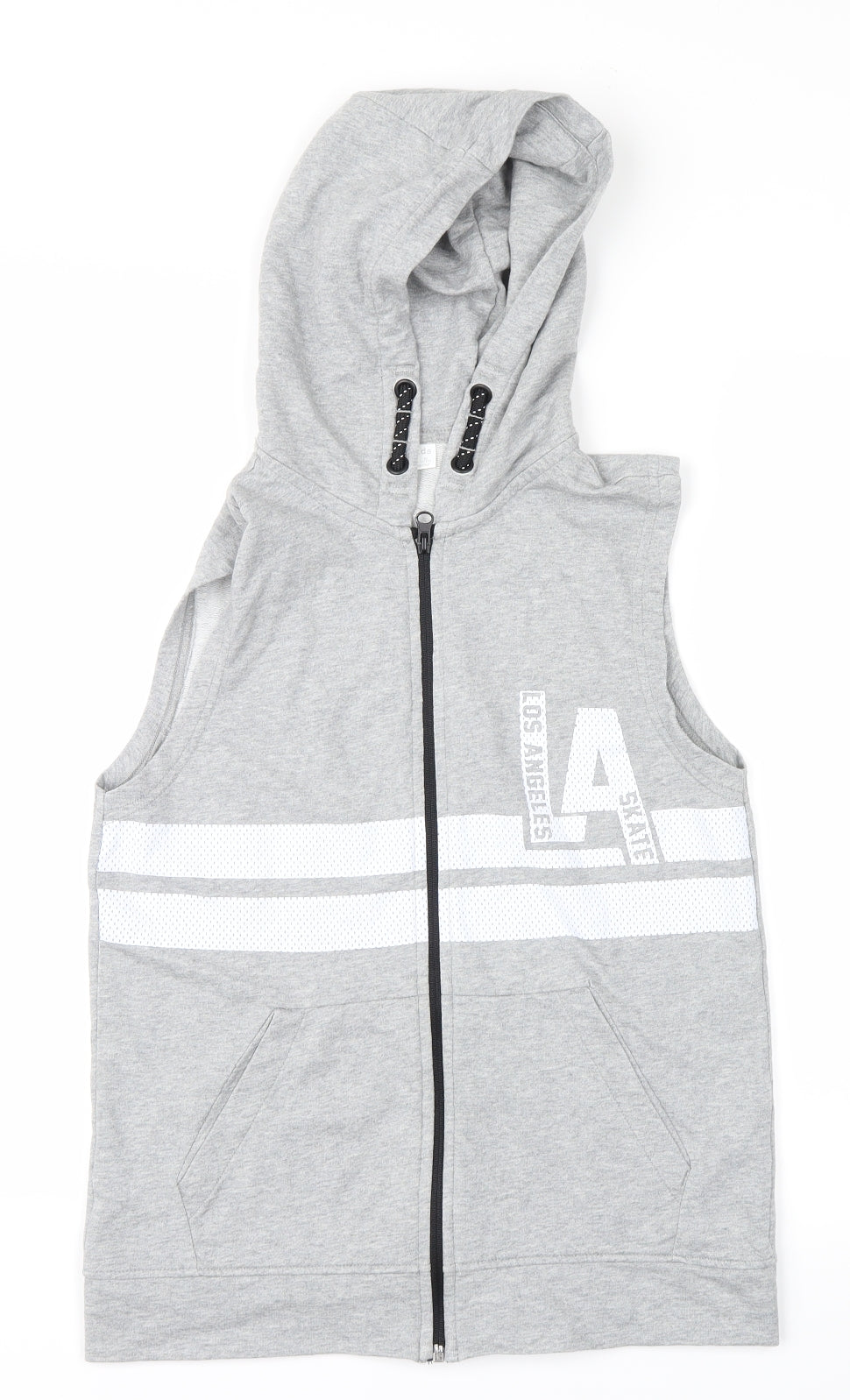 F&F Boys Grey   Full Zip Hoodie Size 10-11 Years