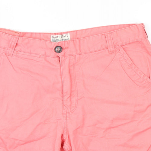 Nanny State Mens Pink   Chino Shorts Size 32 in