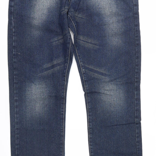 Fenchurch Mens Blue   Straight Jeans Size 32 in L30 in