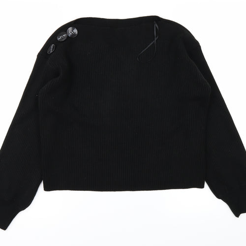 River Island Womens Black   Pullover Jumper Size XS