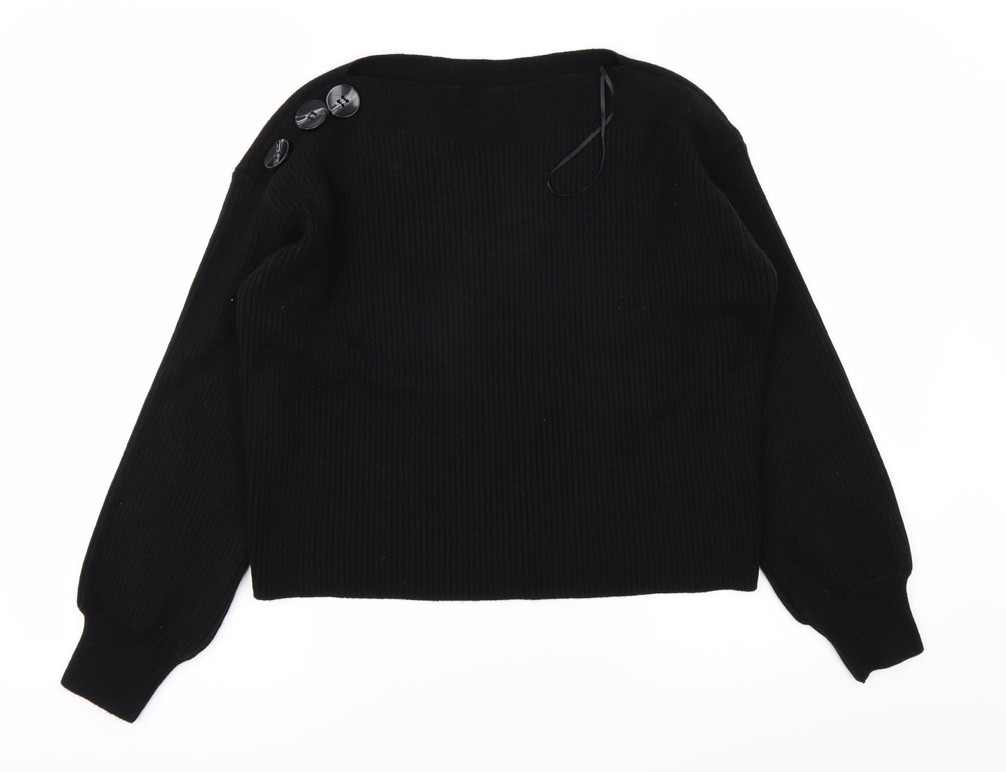 River Island Womens Black   Pullover Jumper Size XS