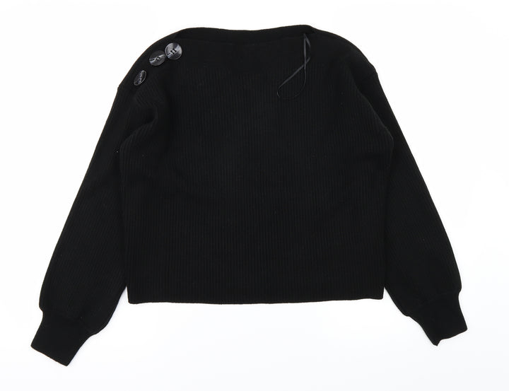 River Island Womens Black   Pullover Jumper Size XS