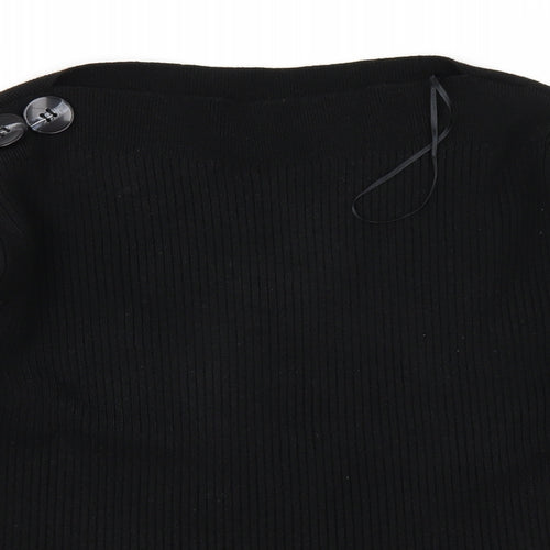 River Island Womens Black   Pullover Jumper Size XS