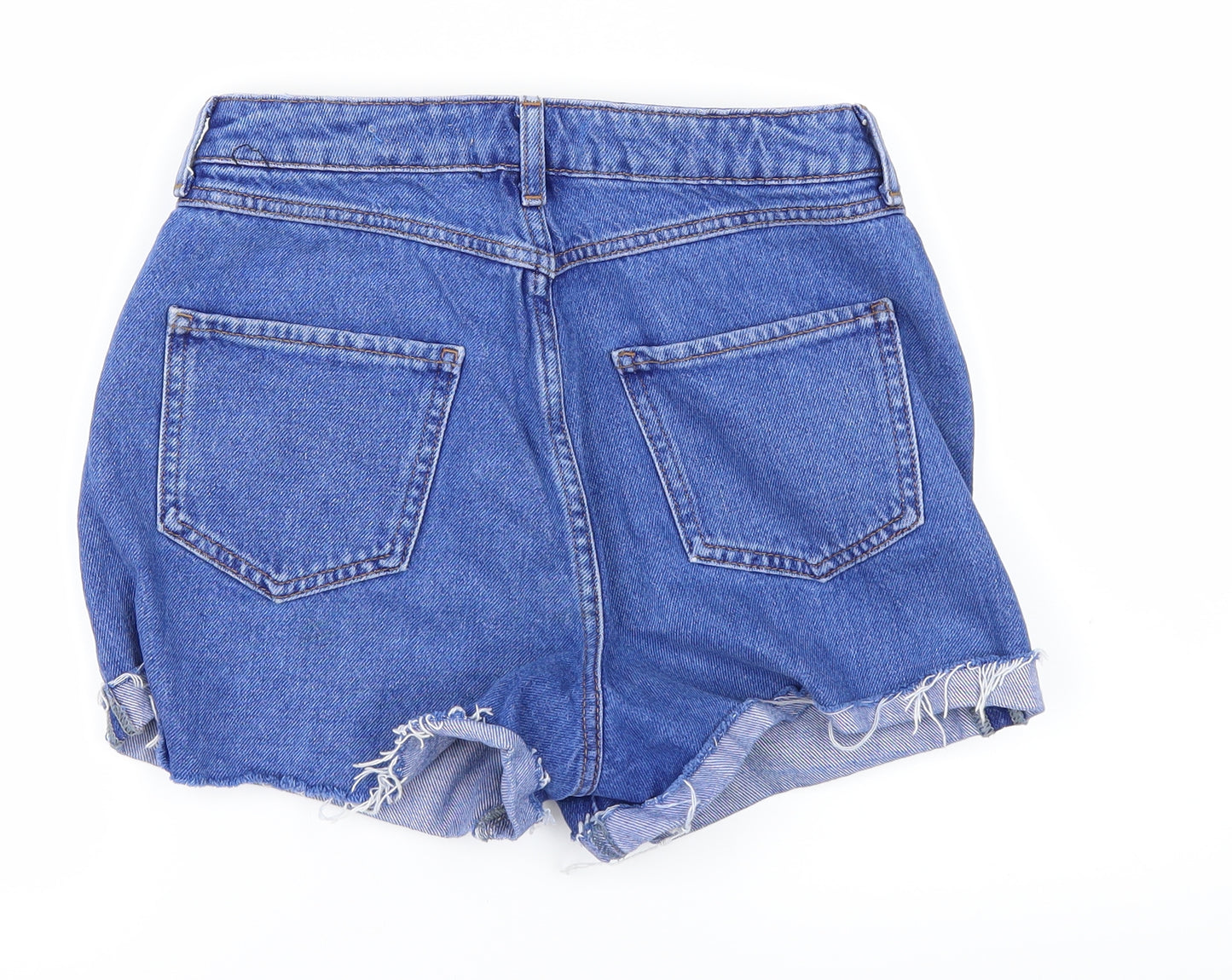 New Look Girls Blue   Cut-Off Shorts Size 14 Years