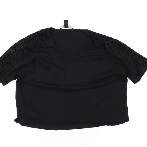 New Look Girls Black   Basic T-Shirt Size 12-13 Years