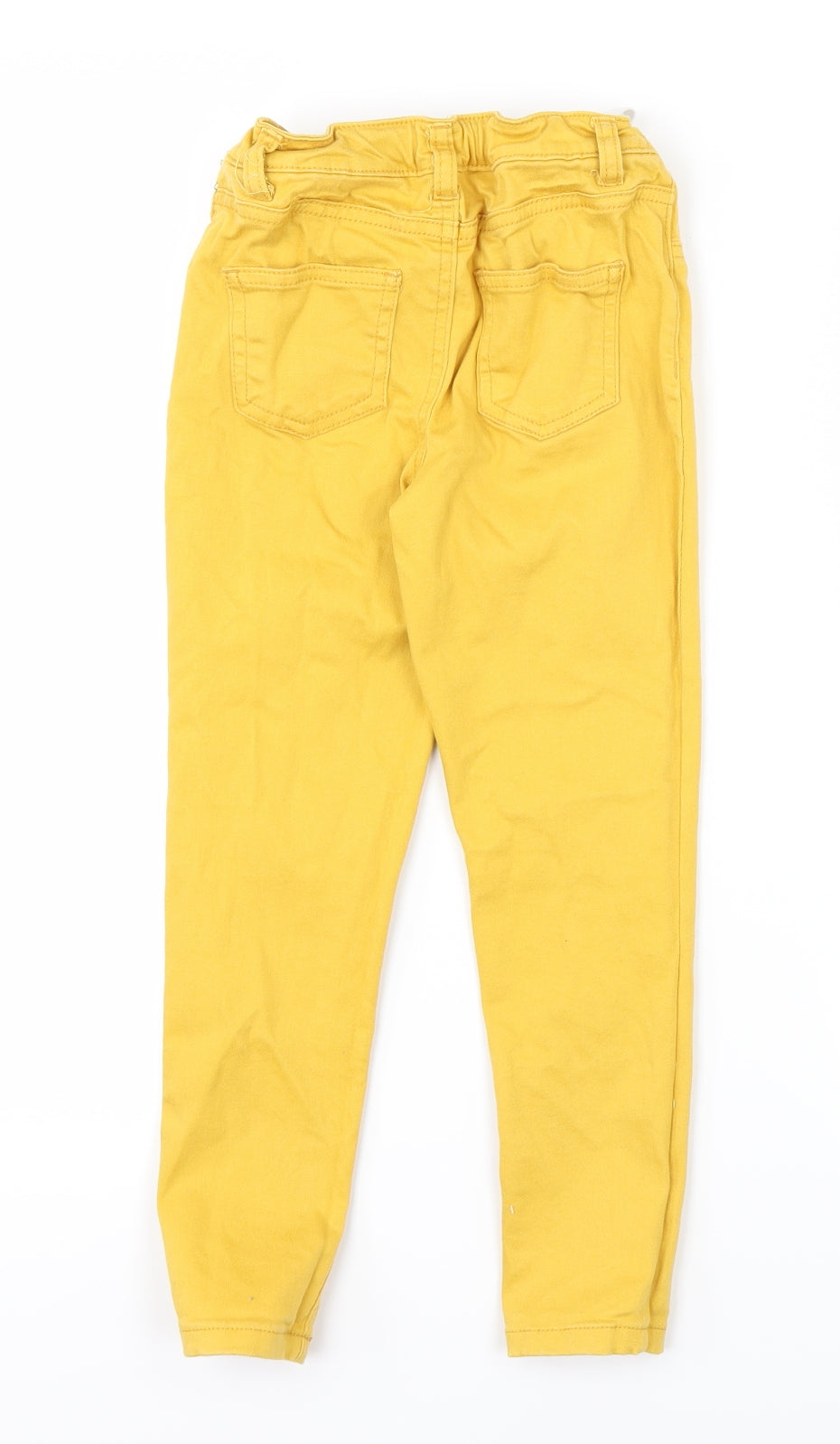 DenimCo Girls Yellow   Skinny Jeans Size 6-7 Years