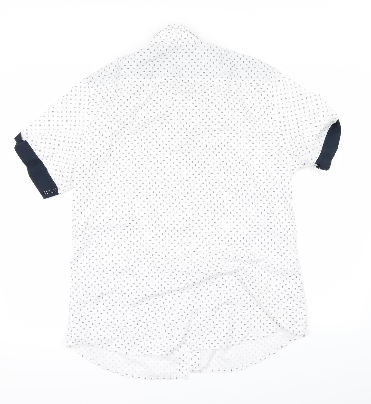 New Look Mens White    Button-Up Size L