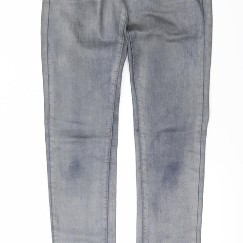 Lexxury Mens Blue   Skinny Jeans Size S L30 in