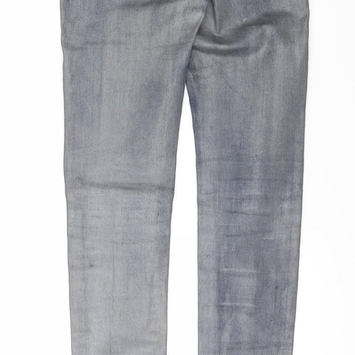Lexxury Mens Blue   Skinny Jeans Size S L30 in
