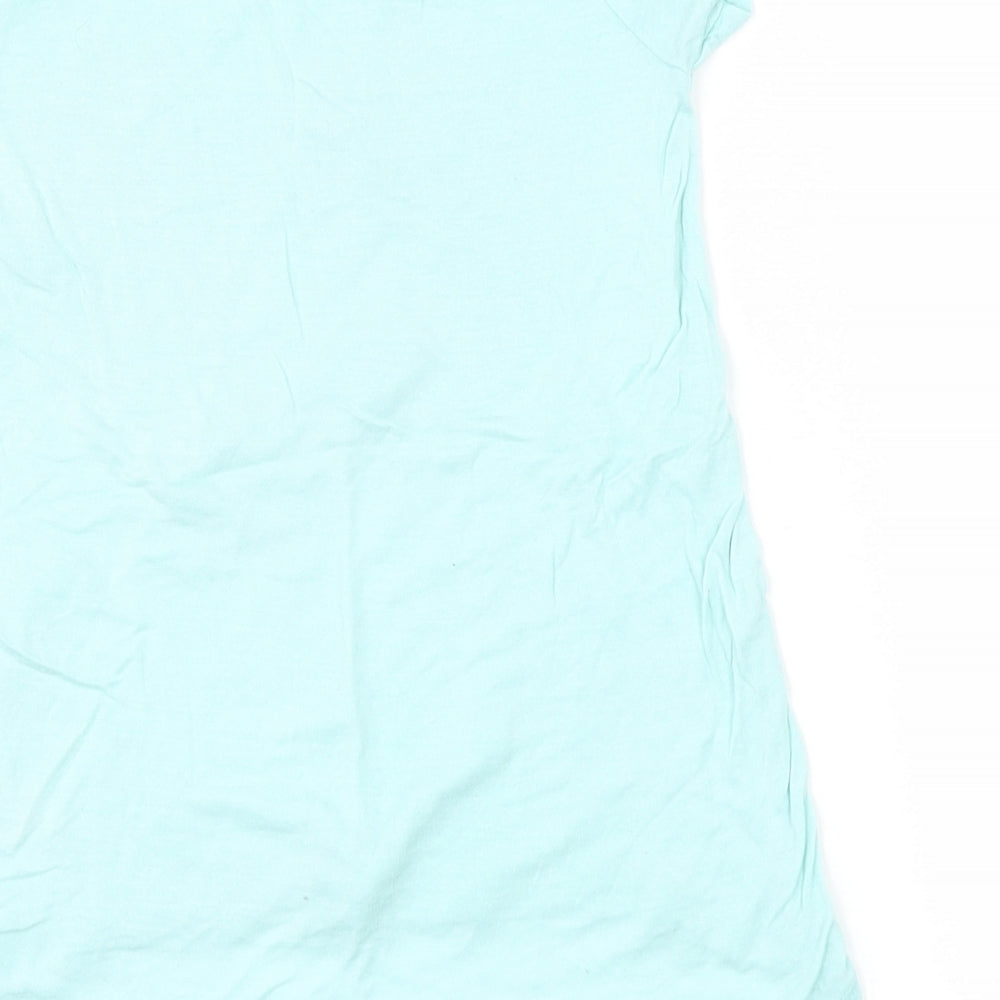 E-vie Girls Blue   Basic T-Shirt Size 7-8 Years