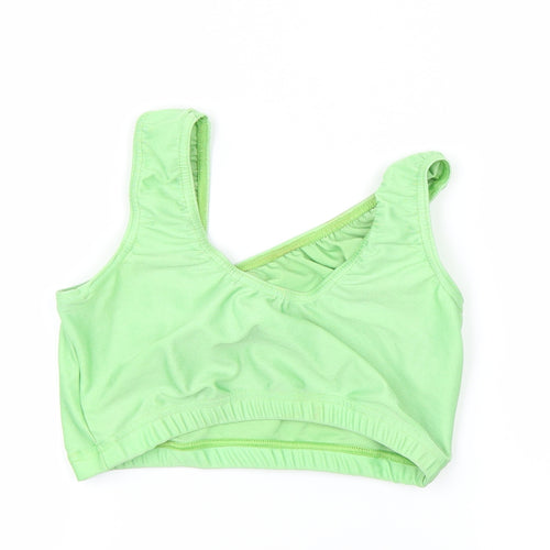 DANCE GEAR Womens Green   Cropped T-Shirt Size 4