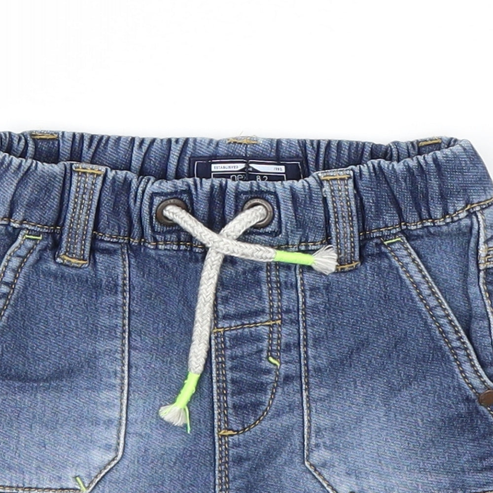 NEXT Baby Blue   Capri Jeans Size 12-18 Months  - SHORTS