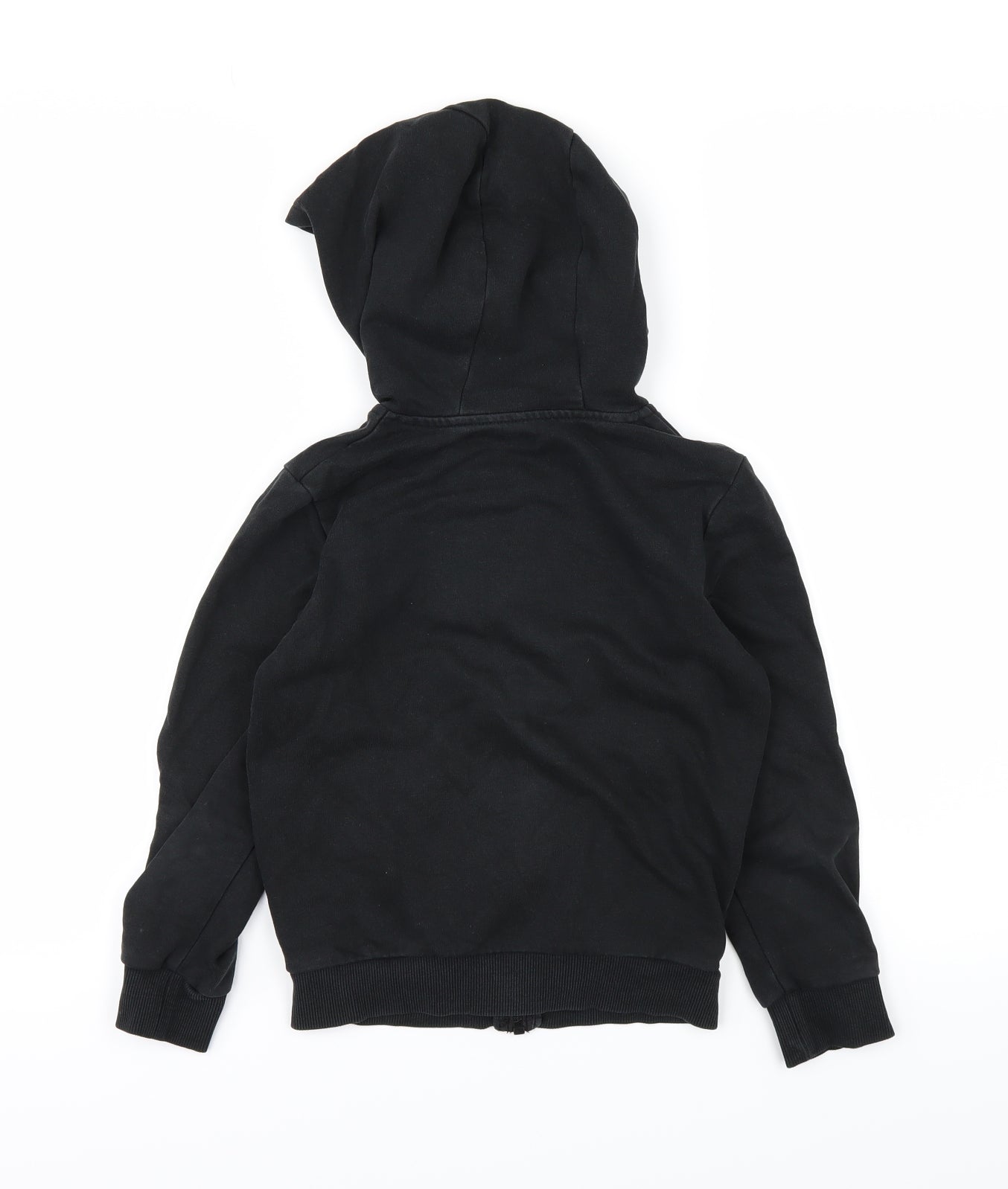 George Boys Black   Full Zip Hoodie Size 6-7 Years