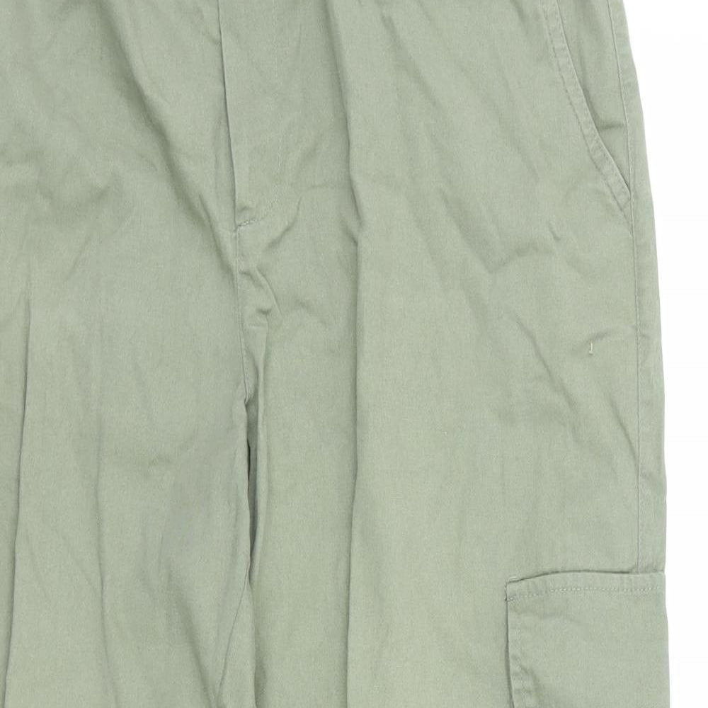 Primark Womens Green   Cargo Trousers Size 14 L26 in