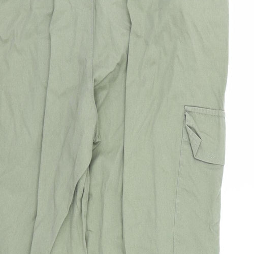 Primark Womens Green   Cargo Trousers Size 14 L26 in