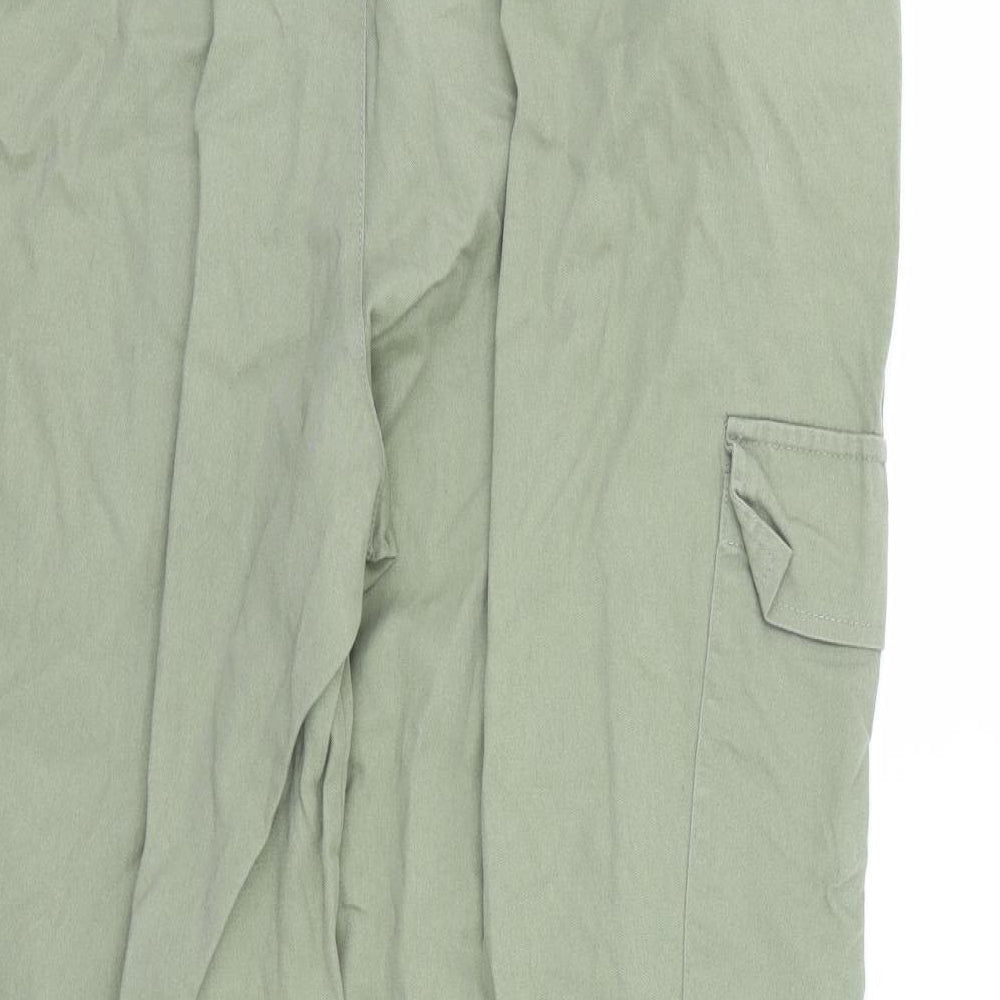 Primark Womens Green   Cargo Trousers Size 14 L26 in
