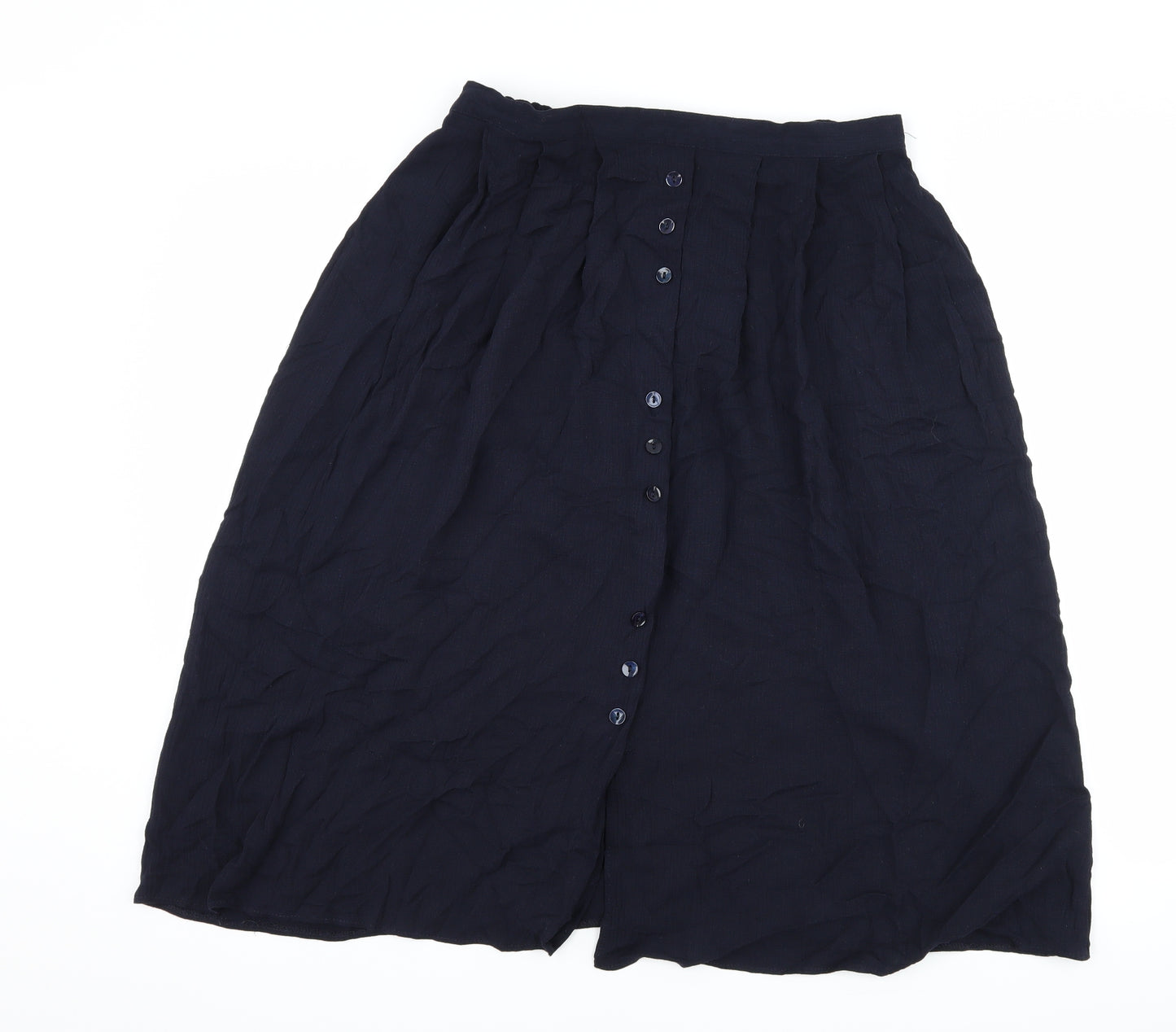 Preworn Womens Blue   A-Line Skirt Size 30 in