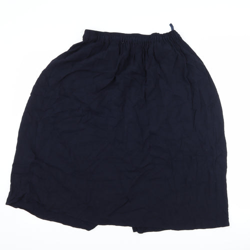 Preworn Womens Blue   A-Line Skirt Size 30 in