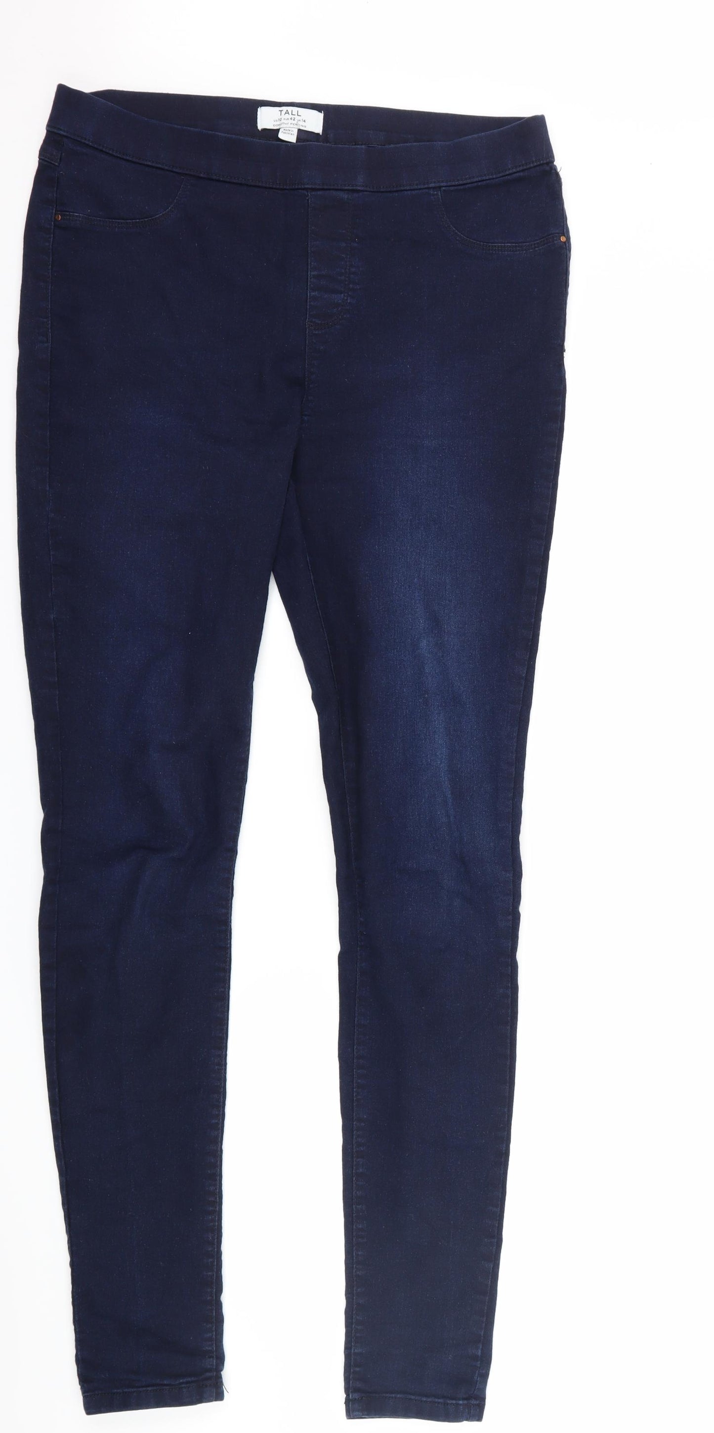 Dorothy Perkins Womens Blue  Denim Jegging Jeans Size 14 L33 in