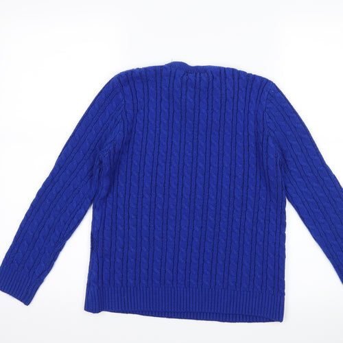 CHIC Womens Blue   Pullover Jumper Size S