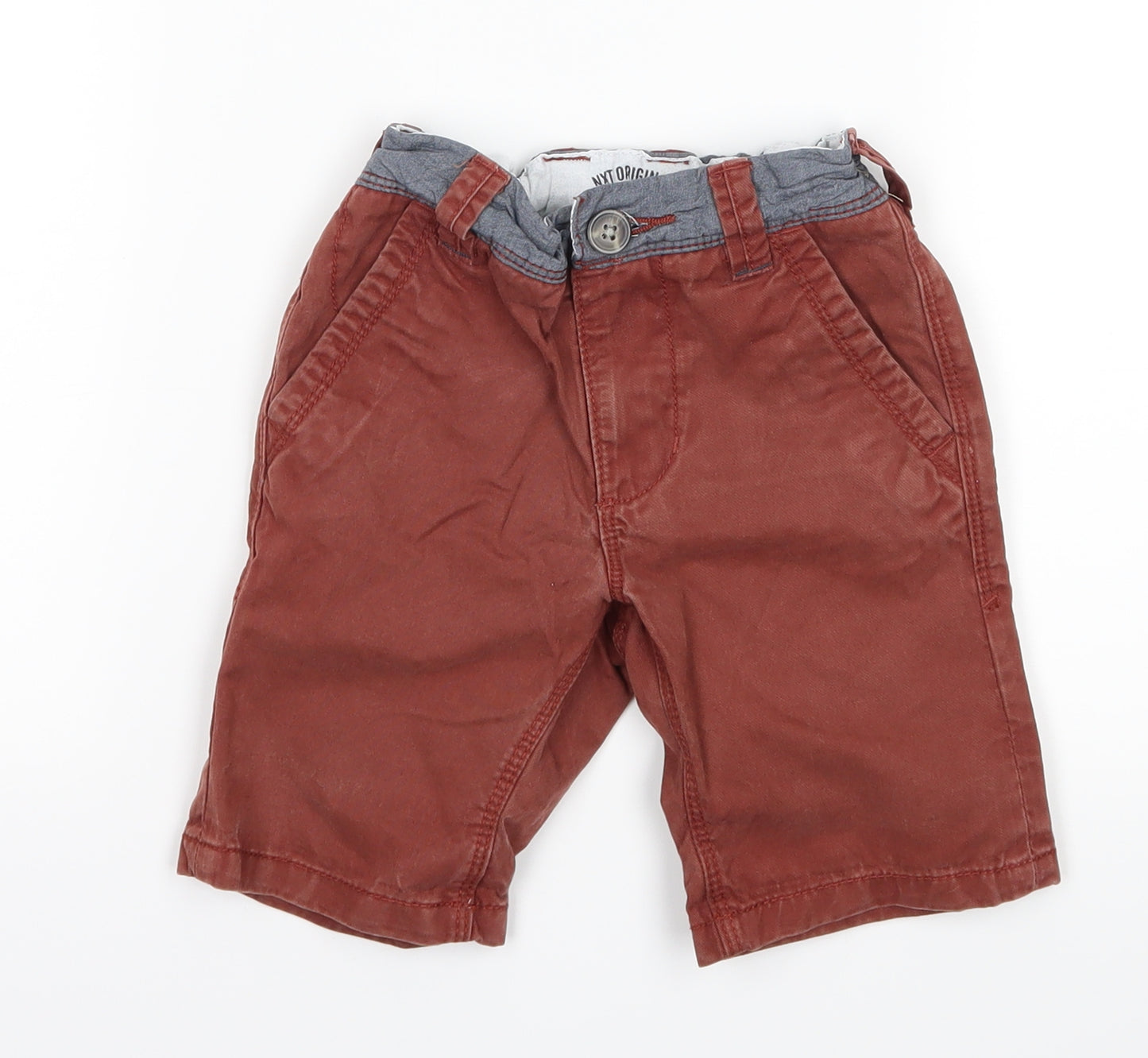 NEXT Boys Brown   Chino Shorts Size 4 Years