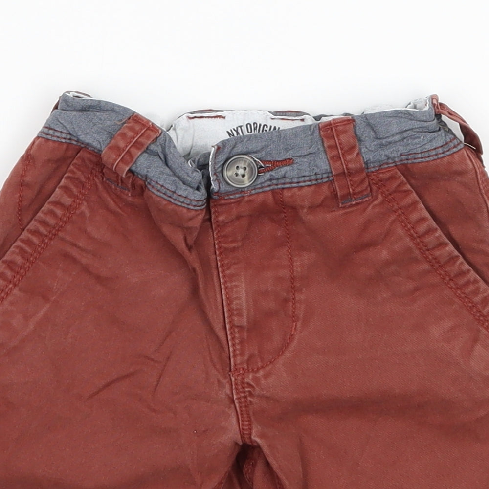 NEXT Boys Brown   Chino Shorts Size 4 Years