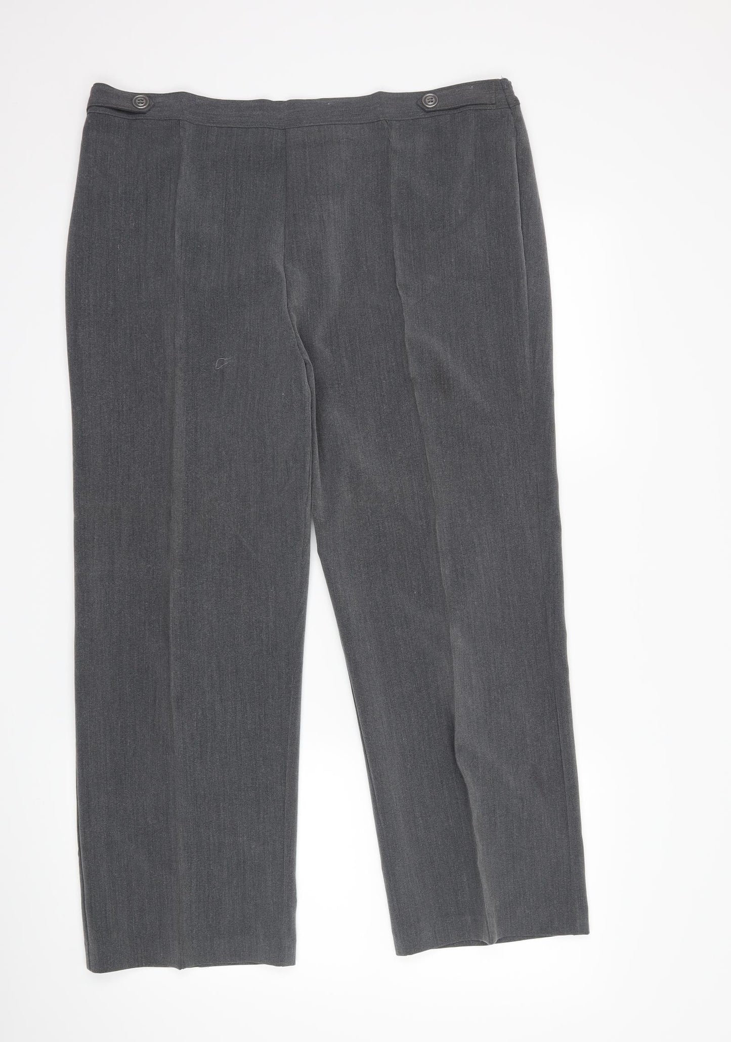 Sarah Hamilton  Womens Grey   Trousers  Size 18 L26 in