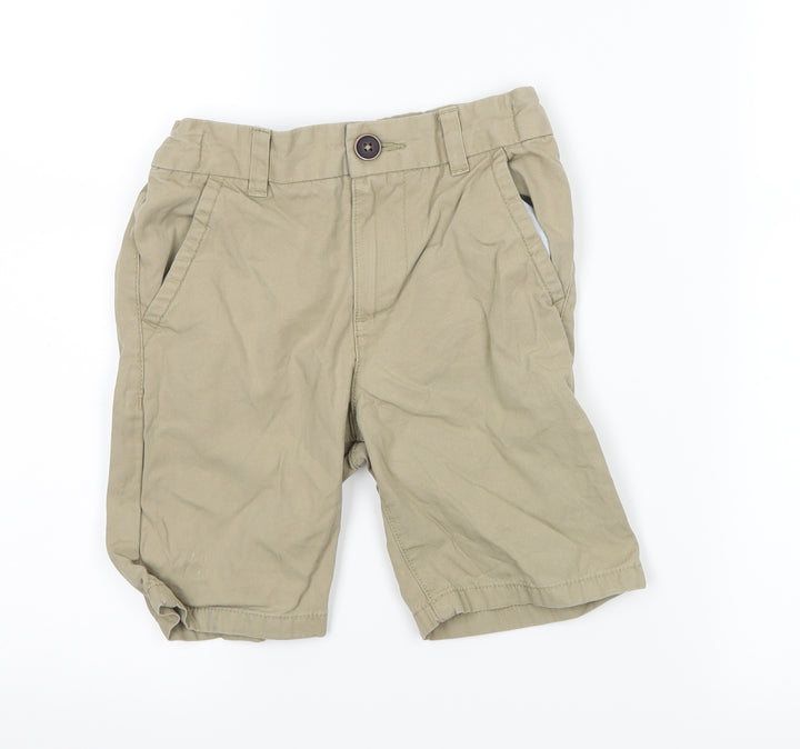 F&F Boys Beige Chino Shorts Size 5 Years