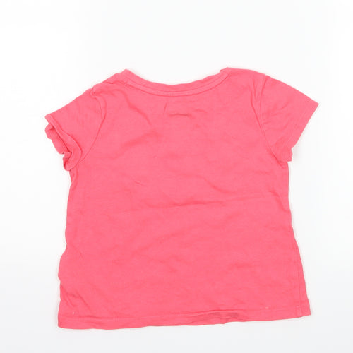 Gap Girls Pink   Basic T-Shirt Size 2 Years