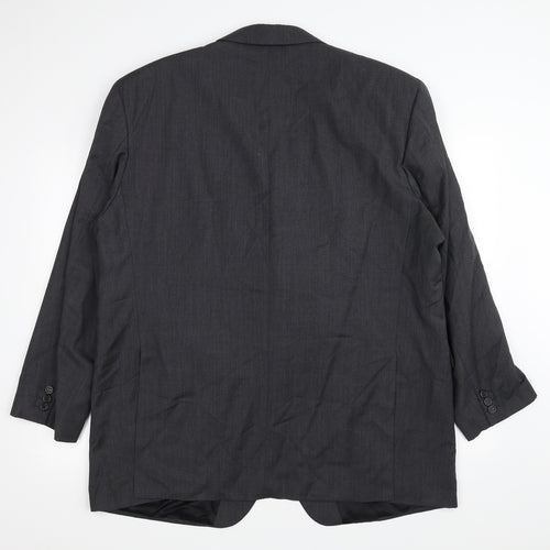 Guy Laroche Mens Grey   Jacket Blazer One Size  - Padded Shoulders