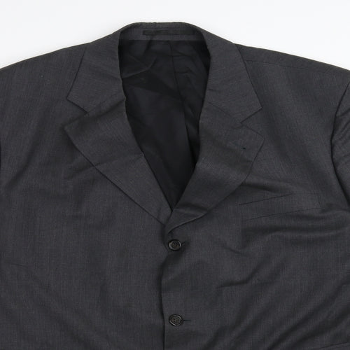 Guy Laroche Mens Grey   Jacket Blazer One Size  - Padded Shoulders