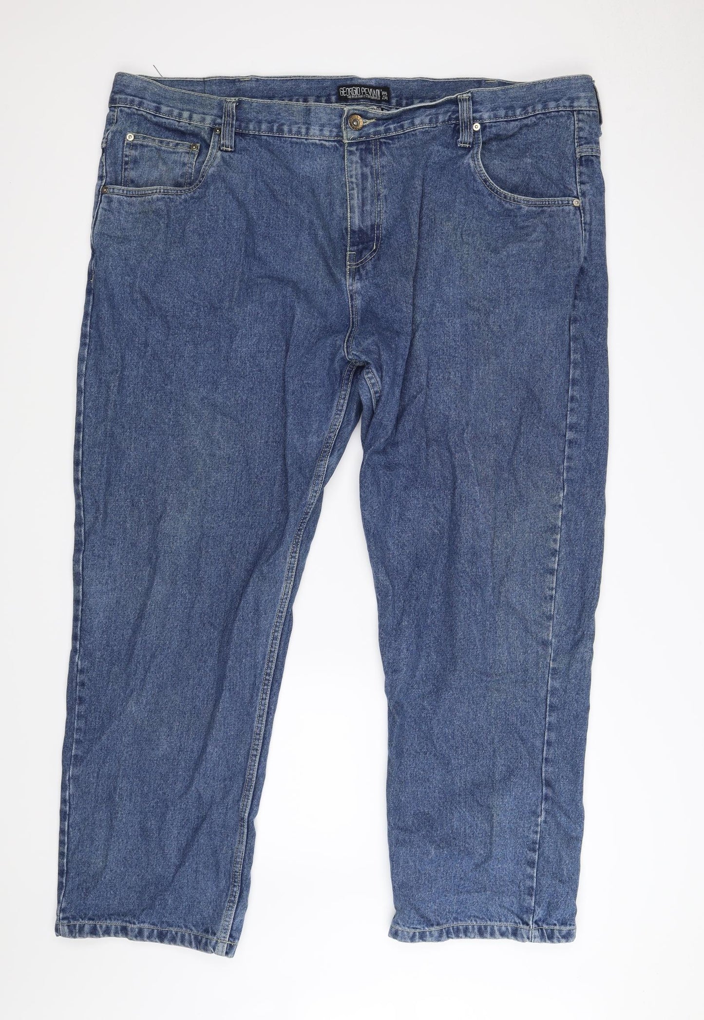 georgio peviani Mens Blue   Straight Jeans Size 50 L31 in