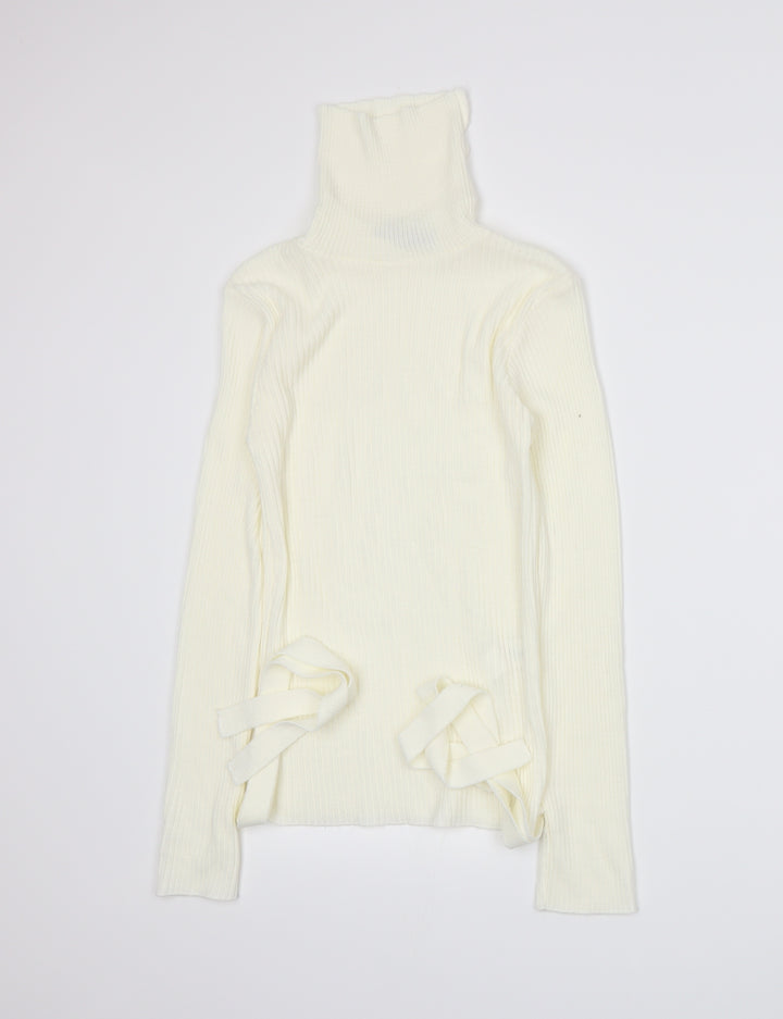I SAW IT FIRST Womens Ivory  Knit Pullover Jumper Size M