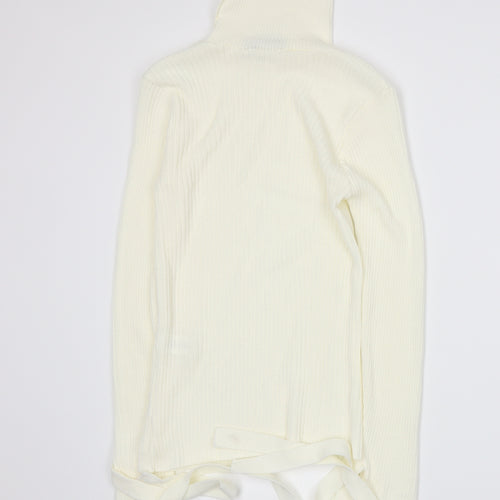 I SAW IT FIRST Womens Ivory  Knit Pullover Jumper Size M