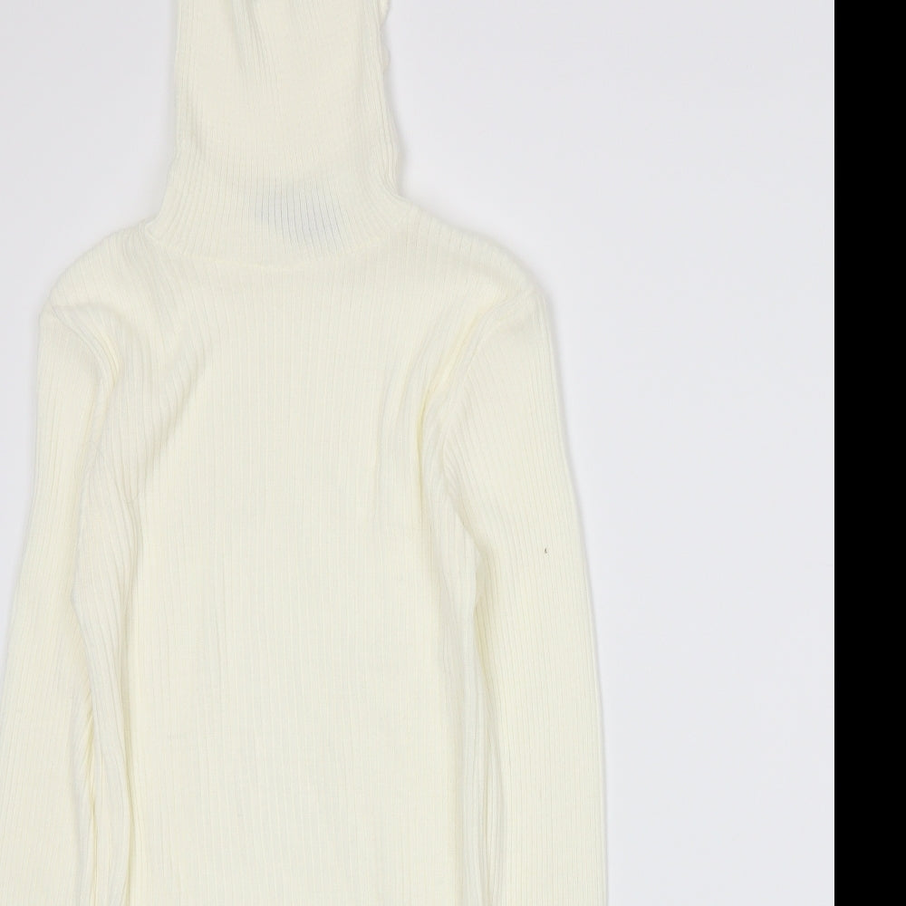 I SAW IT FIRST Womens Ivory  Knit Pullover Jumper Size M
