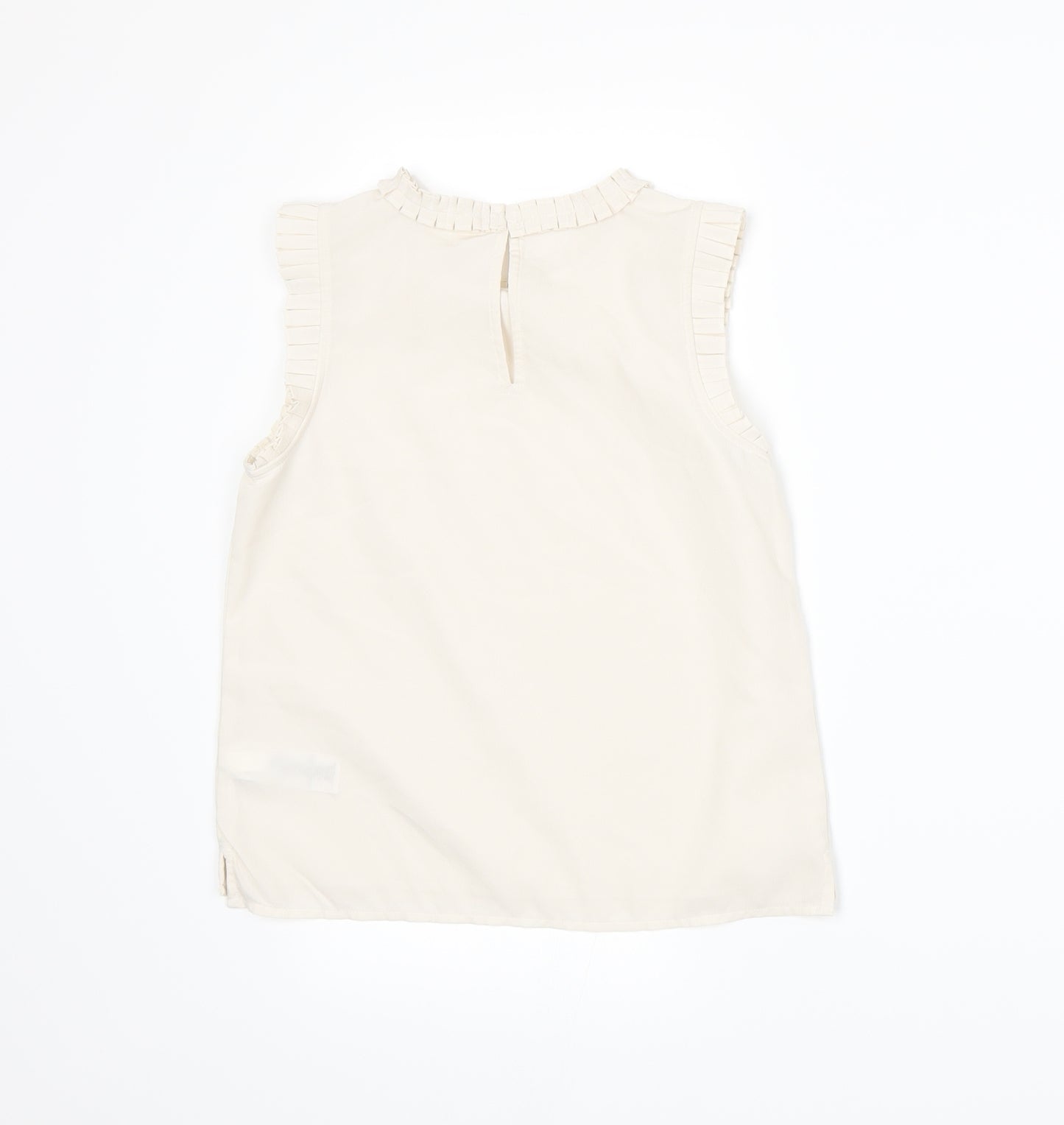 NEXT Girls Beige   Basic Blouse Size 9 Years