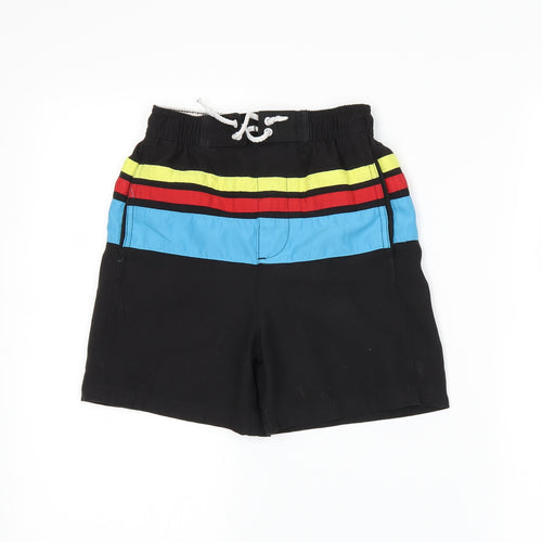 George Boys Black   Sweat Shorts Size 6-7 Years