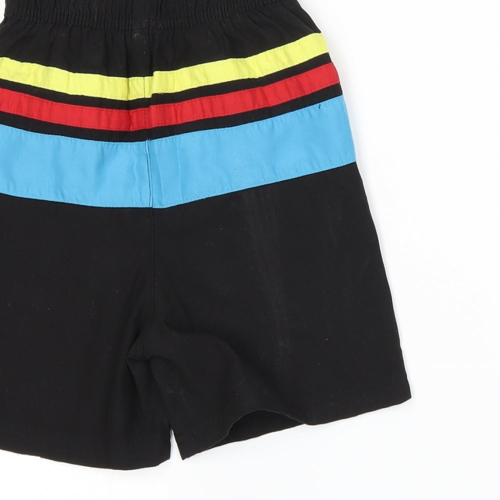 George Boys Black   Sweat Shorts Size 6-7 Years