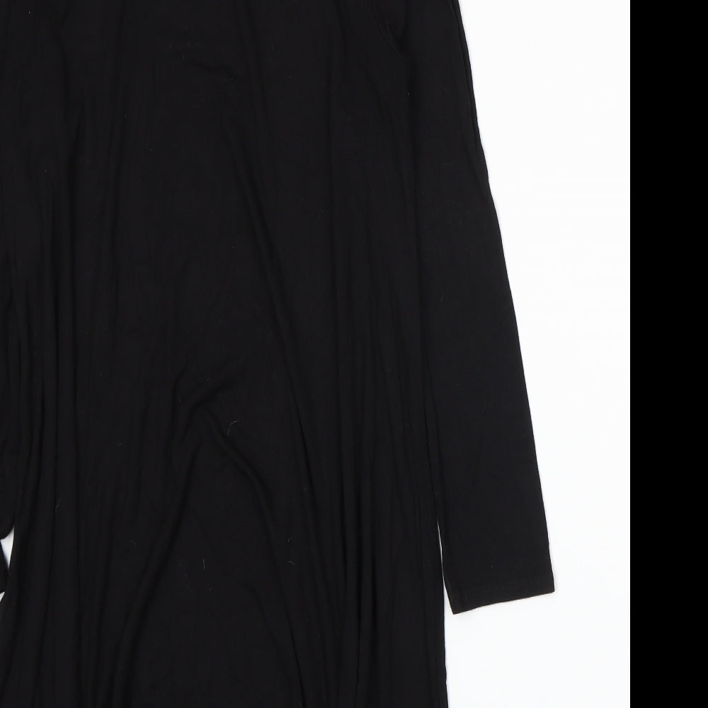 George Womens Black   T-Shirt Dress  Size 14