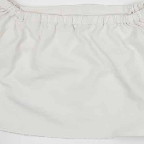 Glamorous Womens White   Basic T-Shirt Size S